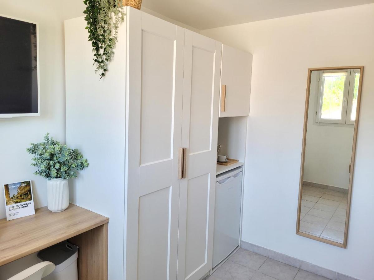 Chambre Climatisee Lit Double - Proche Tram & Centre Montpellier Bagian luar foto